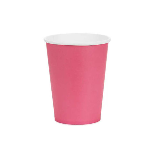 Picture of PAPER CUPS HOT PINK 250ML - 6 PACK